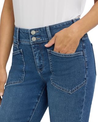 Margot High Rise Girlfriend Jeans in Lake Notre-Dame