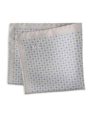 Geometric Silk Pocket Square