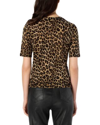 Eli Wool Leopard Print Sweater