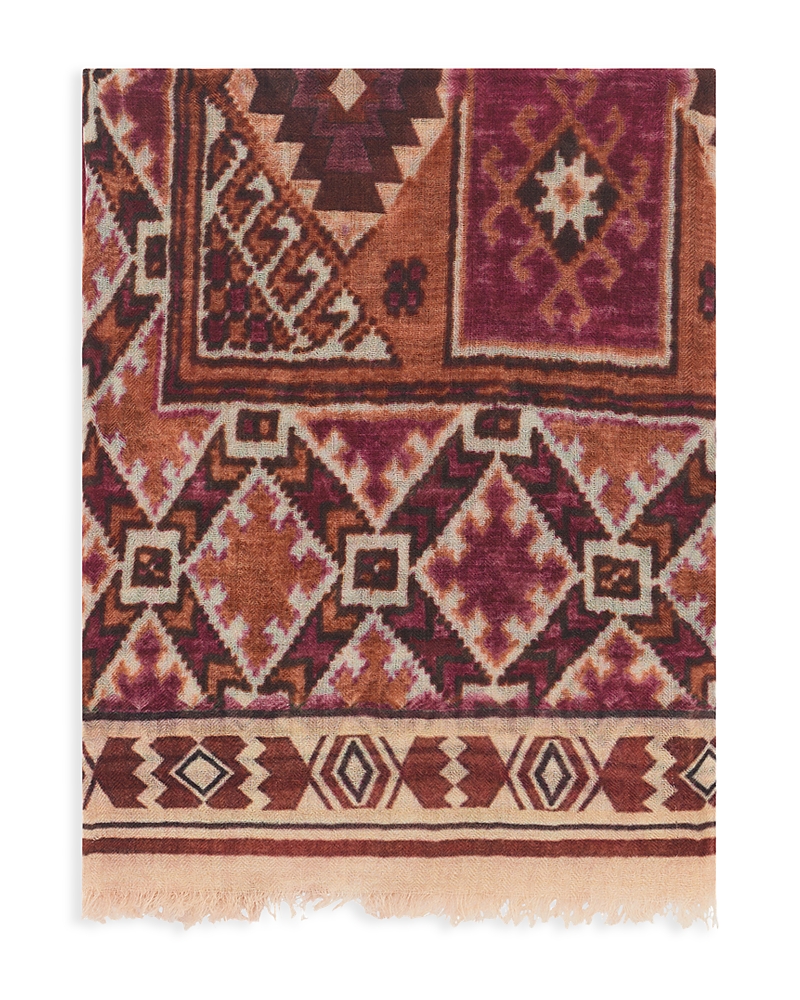 Gerard Darel Raissa Wool Scarf In Brown