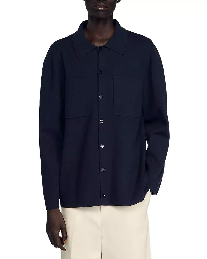 Sandro Knit Jacket