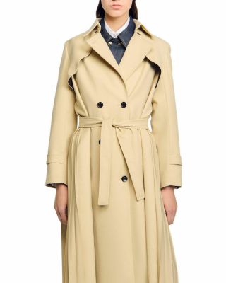 Belted Double Breasted Trench