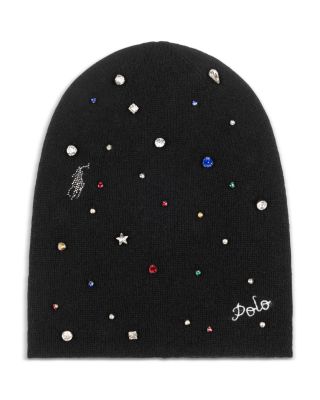 Bejeweled Wool & Cashmere Beanie