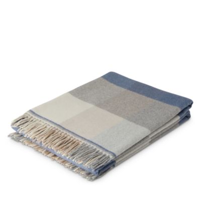 Dalis Plaid Merino Wool & Cashmere Throw