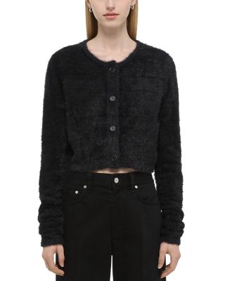 Cropped Cardigan Sweater