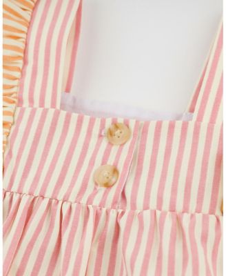 Girls' Amelia Cabana Ruffle Sleeve Dress - Baby, Little Kid