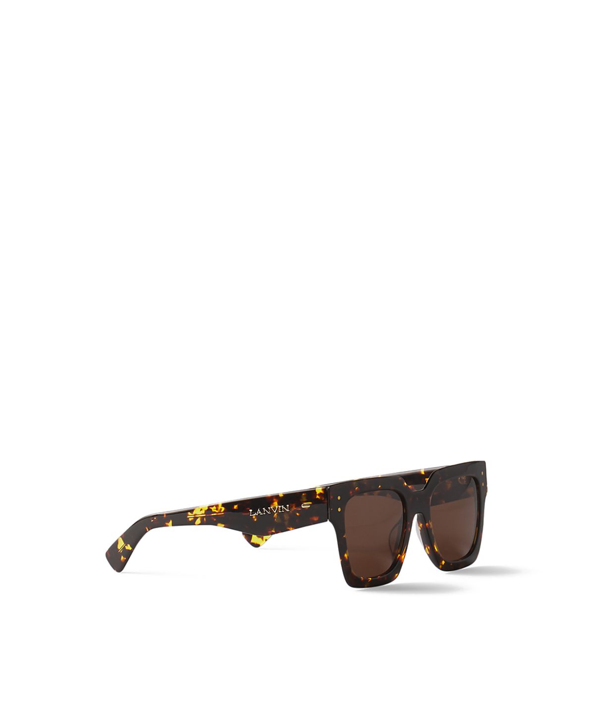 Lanvin Women's Lunettes Maxi Rectangle Lanvin Signature