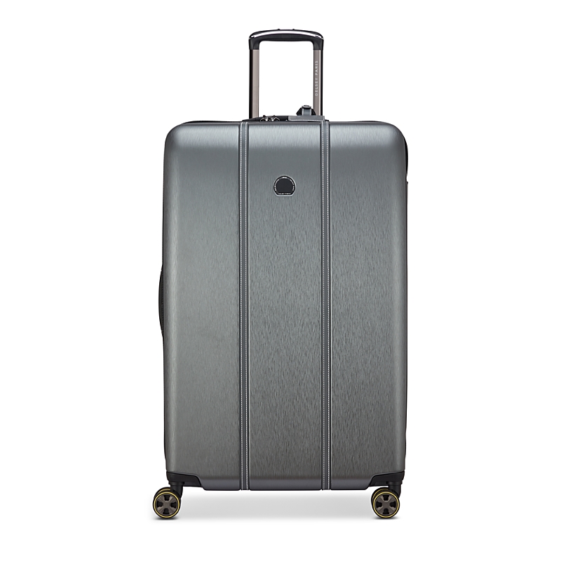 Delsey Paris Cadence Expandable Spinner Suitcase In Silver