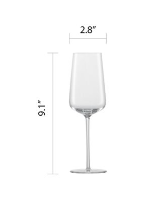 Vervino Champagne Glass, Set of 6
