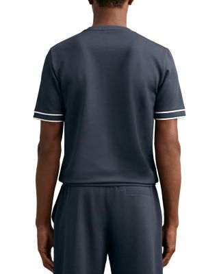 Oscar Piped Textured Tee