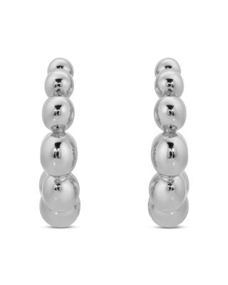 Bubble Huggie Hoop Earrings