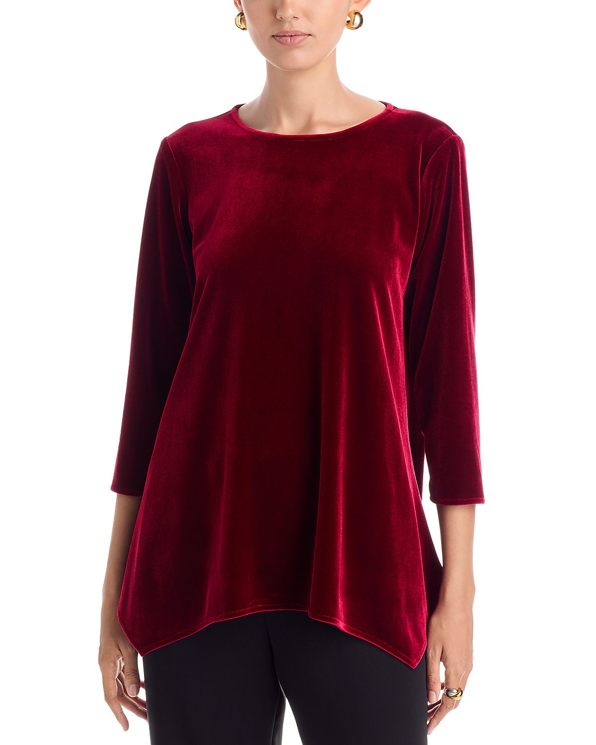 Caroline Rose Velvet Swing Top