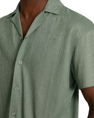 Ando Stripe Jacquard Cuban Shirt