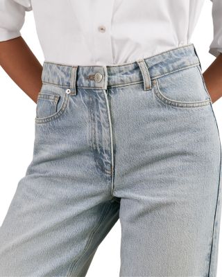 Selin Straight Leg Jeans in Pale Blue