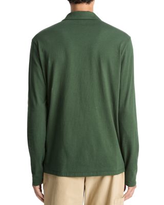 Garment Dyed Long Sleeve Polo