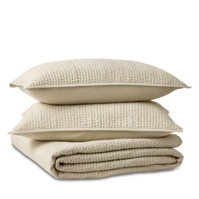 Pickstitch Coverlet Set, King - Exclusive