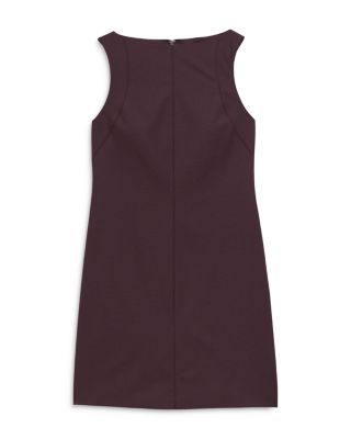 Sleeveless Boat Neck Mini Dress