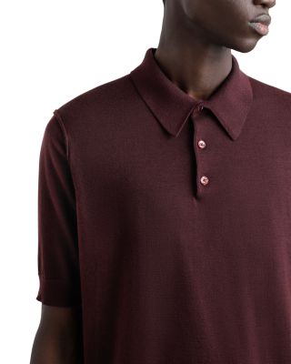 Short Sleeve Cashmere Polo Shirt