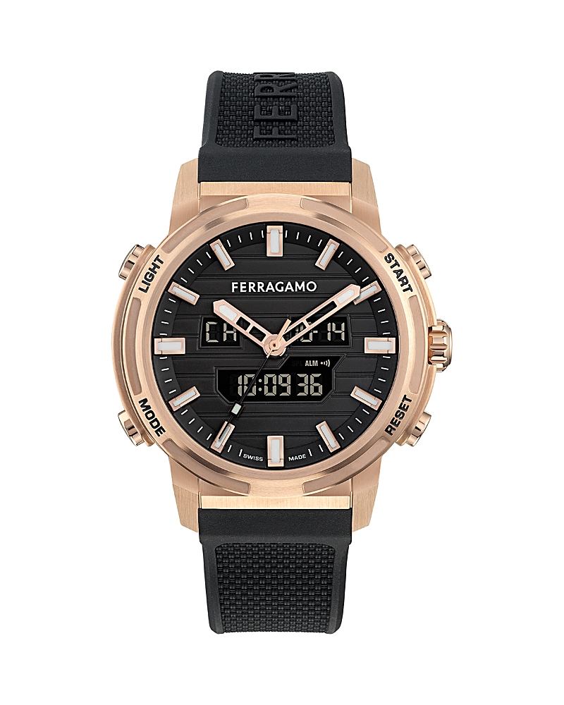Ferragamo Sport Anadigit Watch, 43mm · One Size