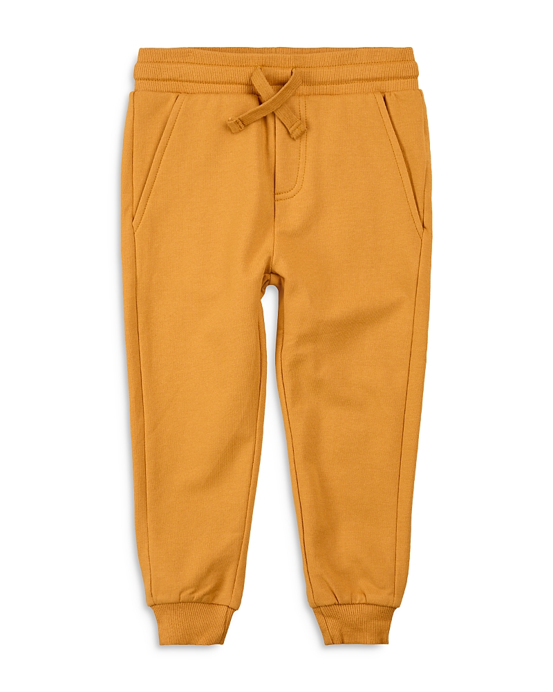 Miles The Label Boys' French Terry Sweatpants - Little Kid In Yellow