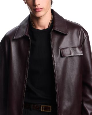 Allover Vertical Jacquard Motif Jersey Tee