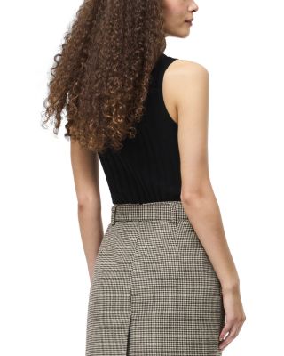 Padma Fine Knit Turtleneck Tank Top