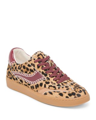 Dolce Vita - Women's Notice Stitch Leopard Print Sneakers