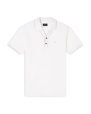 Contrast Edges Piqu&eacute; Polo Shirt