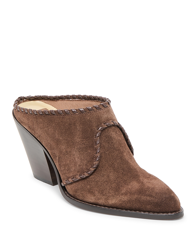 Dolce Vita Jolyn Heels Dk Brown Suede In Brown