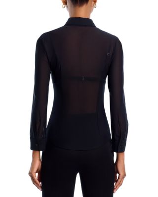 Indiana Fitted Mesh Blouse