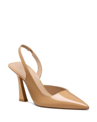 Stuart Weitzman Women's Vinnie D'orsay Patent Leather Slingback