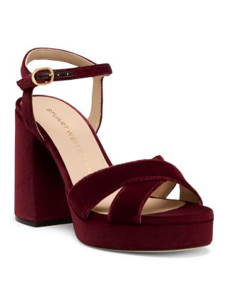 Women's Dayna Velvet Platform Sandals
