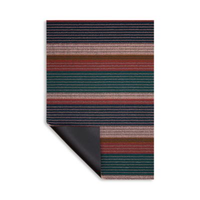 Pleat Stripe Shag Rug, 24" x 36"