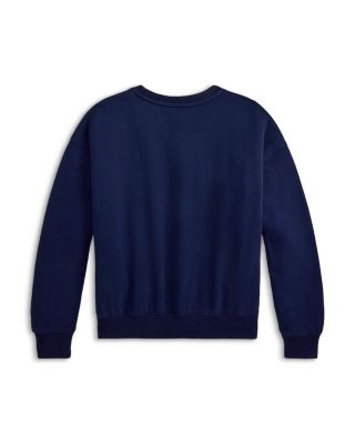 Girls' Polo Bear Fleece Boxy Sweatshirt - Big Kid, Little Kid