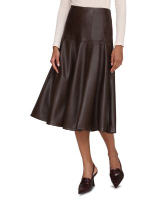 Faux Leather Skirt