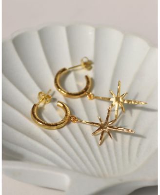 Northern Star Hoop Earrings