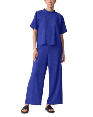 Mock Neck Short Sleeve Top