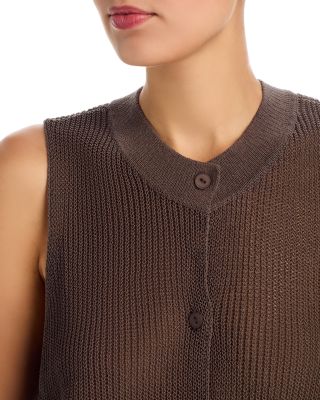 Cotton & Silk Knit Vest
