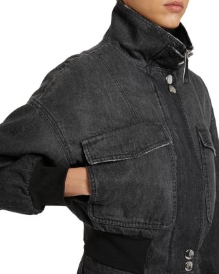 Denim Black Jacket