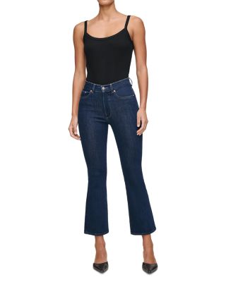 Bridget Boot High Rise Instasculpt™ Crop Jeans in Lunar Sky