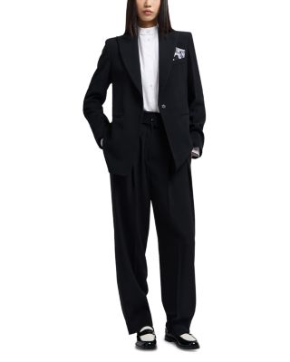 Belted Pleated Pants