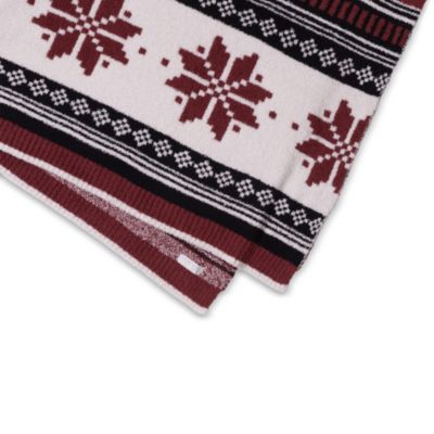 CozyChic Fair Isle Throw, 54 x 72