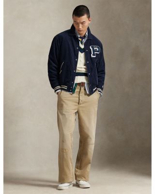 Corduroy Letter Jacket
