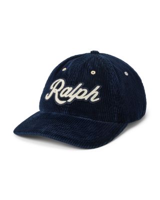 The Ralph Logo Corduroy Ball Cap