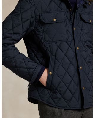 Beaton Quilted Water-Repellant Snap-Front Jacket