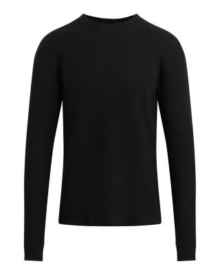 Waffle Knit Long Sleeve Tee