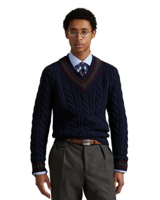 Wool Cashmere Cricket Sweater