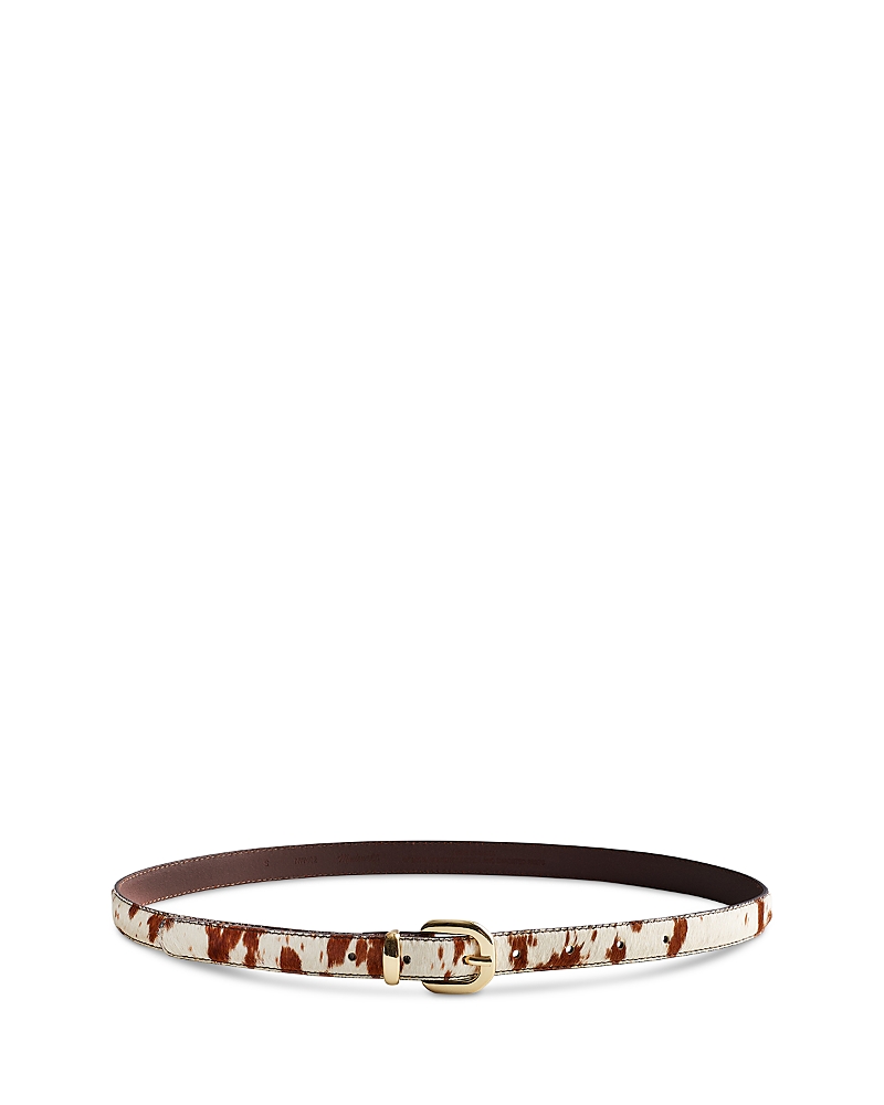 Madewell Cowhide Leather Western Belt In Multi