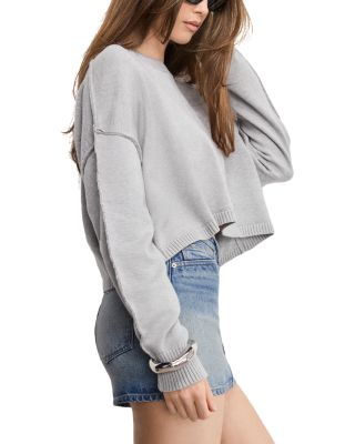 Cropped Crewneck Sweatshirt