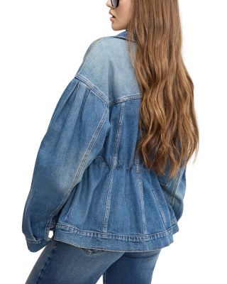 Barrel Sleeve Denim Jacket